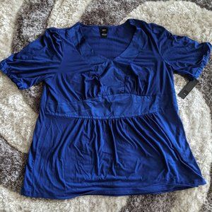 Mossimo Blue Blouse. 20W / 22W New With Tags
